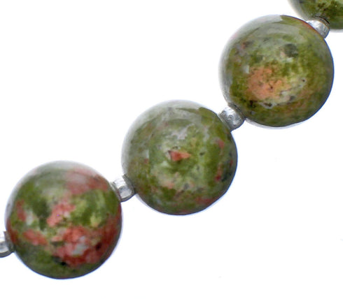 Southwestern Unakite Bead Necklace KX121084
